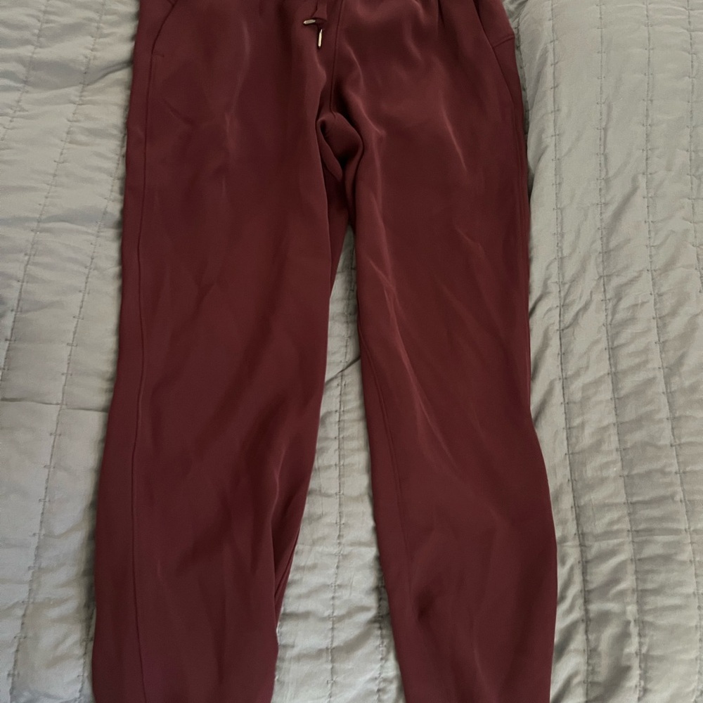 Lululemon Athletica Maroon Jogger Pants